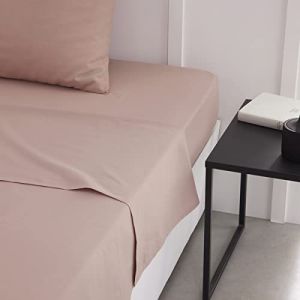 Today Drap plat Essential 240x300cm rose coton 57F