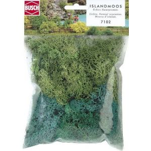 Busch 7102 - Assortiment mousses vertes