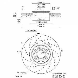 Brembo 1 Disque de frein 09.A813.11