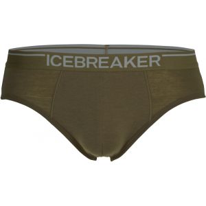 Icebreaker Anatomica Slips Homme, olive L Sous-shorts