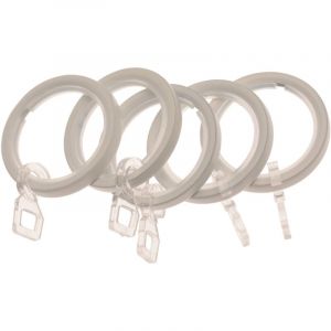 Ateliers 28 Anneaux Silencieux en Métal Ø 20 mm Blanc Diam. 20 mm