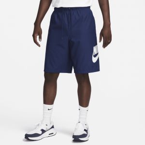 Nike Short Club Woven - Bleu Marine/blanc, pointure Medium - Bleu - Taille Medium