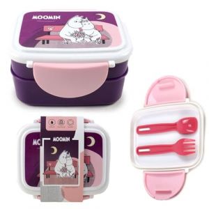 Puckator Lunch box compartimentée avec couverts - Moomin Bento