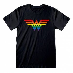 Wonder Woman Logo Pride Hommes T-shirt DCP01721TSB