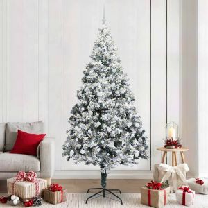 VidaXL Sapin De No&euml;l Artificiel Avec 300 Led Vert 240 X 150 Cm