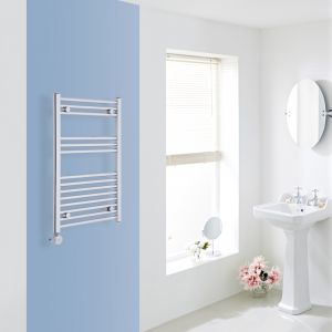 Hudson Reed Sèche-serviettes électrique Chromé Ischia 80cm x 50cm x 3cm