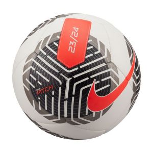 Image de Nike Ballon Pitch - Blanc/noir/rouge, pointure Ball SZ. 5 - Blanc - Taille Ball SZ. 5