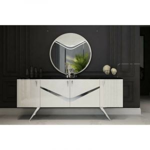 Buffet angel 4portes 207 cm blanc
