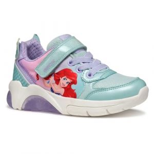 Geox J FADINLIGHT Girl B Basket, Watersea/Lilac, 29 EU