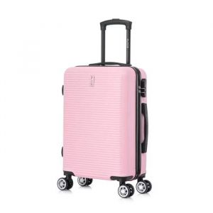 Valise Cabine 55x35x25cm | Valise Celims France Weekend | Ultra-léger | ABS | Cadenas | 4 Roues 360 | Rose Pâle