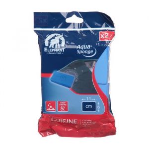 Eléphant Aquasponge Cuisine 11x6 Cm Lbd - Les 2 Éponges