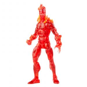 Image de Hasbro Marvel Legends Series Retro Fantastic Four The Human Torch Action Figure