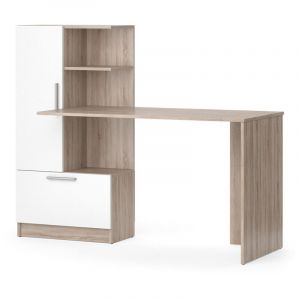Vicco - Bureau Tomy 150cm chêne/blanc