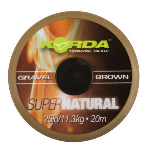 Korda Tresse à bas de ligne carpe Super Natural 25lb