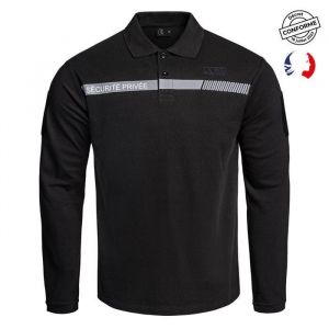 Polo manches longues sécurité privée A10 Equipment Sécu-one
