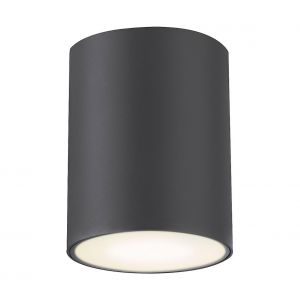 rabalux Plafonnier Zombor Anthracite Opalglass 1x max.35W IP65 l: 13cm &Oslash;10cm Downlight