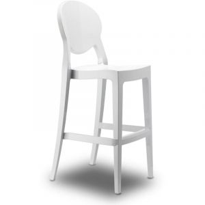 Scab Design - Tabouret design, Tabouret de bar design - igloo barstool Blanc en Plastique