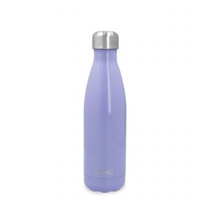 Image de Bouteille Original S'well, Lavanda, 500ml. Bouteille isotherme sous vide pour conserver les boissons froides et chaudes - En Acier inoxydable sans BPA bouteille pour les d&eacute;placements