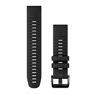 Garmin Bracelet de montre quickfit 22 mm silicone noir