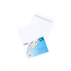 Bantex Lot de 25 enveloppes format C5 (22,9 x 16,2 cm) avec bande détachable, blanches