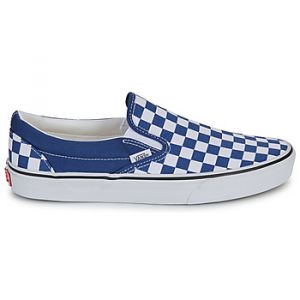 Vans Slip ons Classic Slip-On COLOR THEORY CHECKERBOARD Deep Indigo Bleu - Taille 36,37,38,39,40,41,42,43,44,45,46,35,47,38 1/2