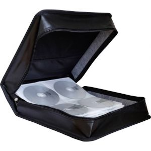 MediaRange BOX93 étui disque optique Étui avec portefeuille 200 disques Noir, Sac