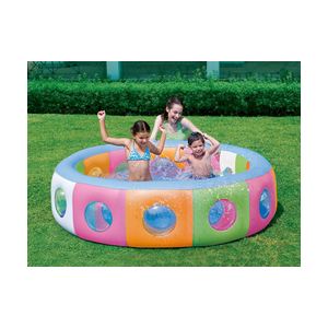 Bestway Piscine gonflable multicolore avec fenêtres