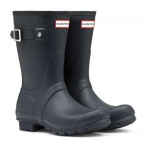 Hunter Boots - Women's Original Short - Bottes en caoutchouc taille 37, noir