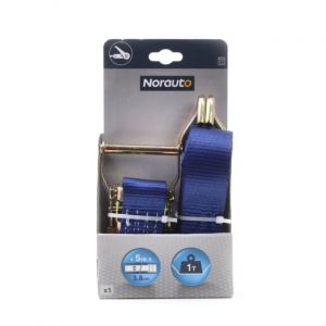 Norauto 1 Sangle À Cliquet Avec Crochet 5 M