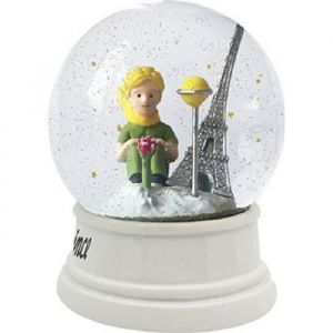 N.a! Boule a neige Paris Tour eiffel - Le petit Prince avec sa rose