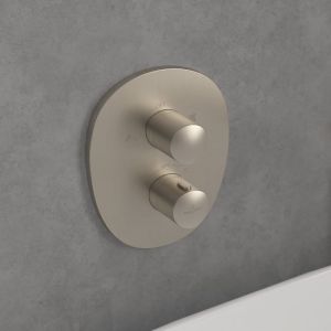 Villeroy & Boch Mitigeur thermostatique encastré 2 voies Antao Brushed Nickel Matt - nickel brossé