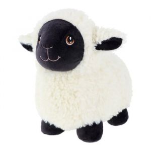 Keel Toys KEELECO - Peluche 100% recyclée - Jouet écologique pour Enfant - Peluche Mouton Noir 18cm - SE3061