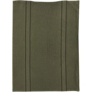 Declikdeco Torchon recyclé Lars Olive 50 x 70