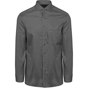 Olymp Chemise Luxor Impression Gris Anthracite taille 41