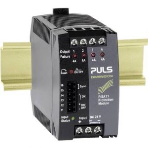 Puls Module de protection 4 canaux Entrée 24 V/DC / 4 x 4 A DIMENSION PISA11.404