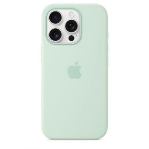 Apple Coque en silicone avec MagSafe pour iPhone 16 Pro - Aigue-marine