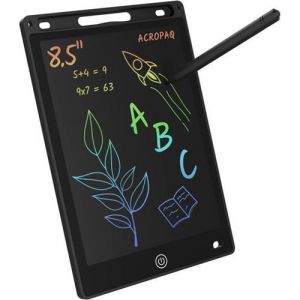ACROPAQ Tablette Dessin Enfant- Ardoise Magique 8,5 Pouces- Ecran couleur- tablette LCD- (Pile CR2025 incluse) Rouge