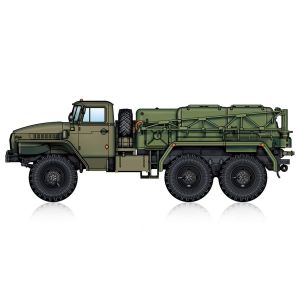 HobbyBoss Maquette V&eacute;hicule de d&eacute;marrage d'a&eacute;roport APA-5D - 1/72