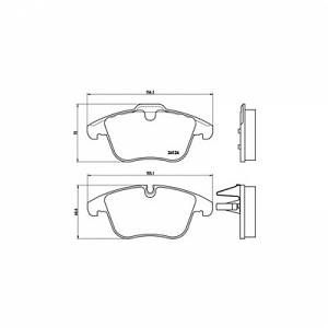 Brembo 4 plaquettes de frein P36022