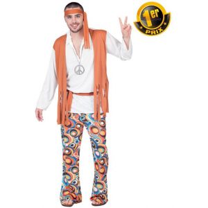 Aptafêtes CS929841/M - Costume Hippie Homme - Taille M