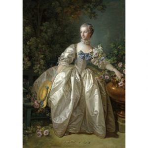 Grafika François Boucher : Madame Bergeret, 1766