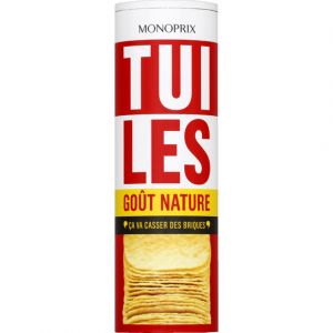 Monoprix Tuiles go&ucirc;t nature - La bo&icirc;te de 170g