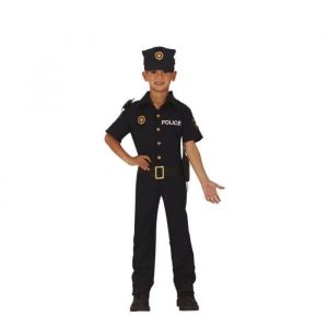 FIESTAS GUIRCA, S.L. Déguisement de Policier Officiel pour garçon S1-(5/6 ans)