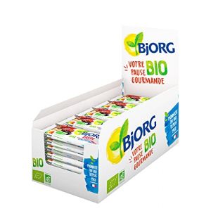 Image de Bjorg Barre fruits rouges Bio - Barre de 30 g - Lot de 25