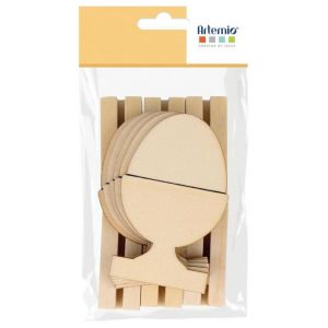 Artémio Marque-places Funny eggs 6 pcs