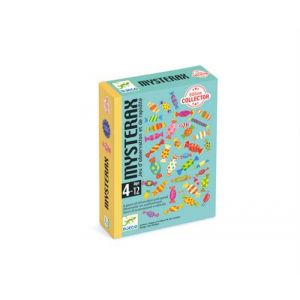 Djeco Jeu De Cartes Mysterax Collector (&Eacute;dition Collector) - 2 Joueurs, Bo&icirc;te Verticale Turquoise Et Jaune 11,8x8,5x2,8 Cm