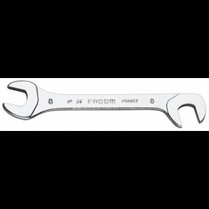 Facom 34 - Cl&eacute;s &agrave; fourches microm&eacute;canique t&ecirc;tes inclin&eacute;es &agrave; 15&deg; et 75&deg; m&eacute;triques 34.11