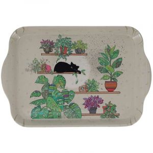 Enesco Mini plateau vide poche rectangulaire chaton et plantes