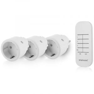 Smartwares SH4-99578 Interrupteur Infrarouge Télécommandé 3 Canaux Blanc
