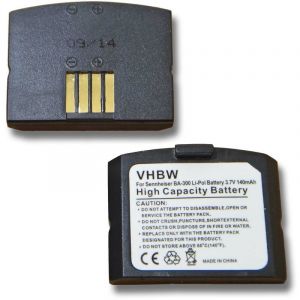 Vhbw 2X Batterie Compatible avec Sennheiser EKI 830, HDI 830, is 410, RI 410, RI 830 Casque et écouteurs sans Fil